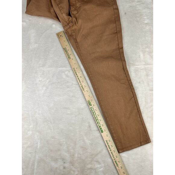 NWT J.Jill Sz 8P Denim Vicuna Tan Authentic Fit Cotton Slim Ankle Jeans - Picture 7 of 9